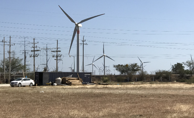 Installation of wind turbine MF-E70PRO220 5500WP in La Ventosa